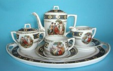 PORZELLAN -  MOKKA-SERVICE MIT