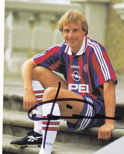 Autogramm jürgen klinsmann - -,