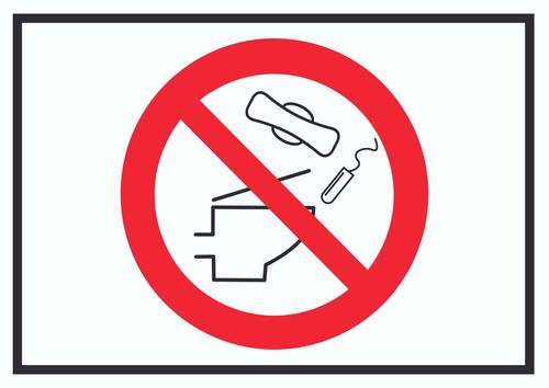 Keine binden und tampons - keine,
