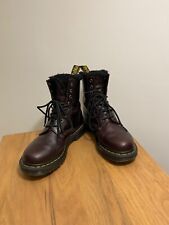 Dr. Martens Winterstiefel, Größe 37, 1460 SERENA, Farbe - Oxblood, Gute Zustand