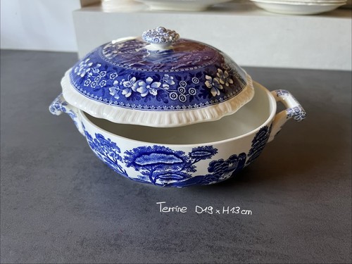 Spode copeland blue tower - spode,
