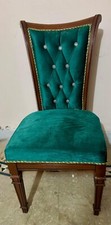 Tall Chair Beige Velvet French Baroque Style Throne in Gold Finish Red Velvet