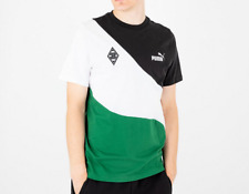 Borussia Mönchengladbach Puma T-Shirt Power Cat schwarz-weiß-grün