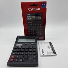 Canon AS1200 AS-1200 anzeigender Tischrechner (12-stellig), schwarz, Grau