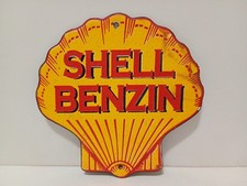 Vintage SHELL BENZIN Porzellan