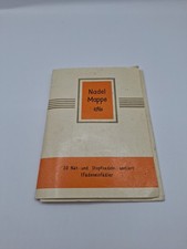 Vintage/DDR Nadelmappe AHB