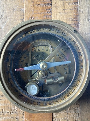 Vintage messing kompass - vintage,