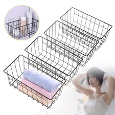 4x Metall Aufbewahrungskorb
