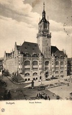 Stuttgart, Neues Rathaus, 1907