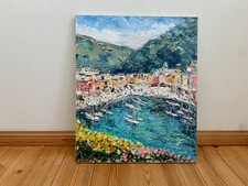 Portofino Küste Ölgemälde