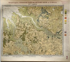Lepsius: Geologische Karte des