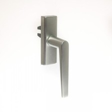 Strenger Fenstergriff Getriebegriff ALU-EV1 Aluminium Silber DIN links/rechts