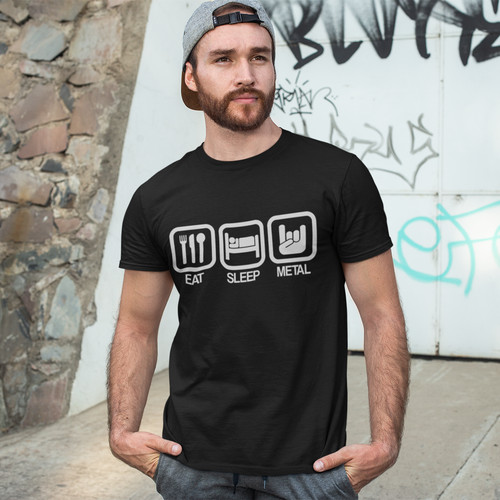 Eat sleep metal shirt - metal, t-shirt