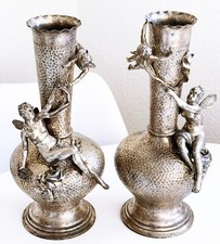 Art Nouveau Vasen Elfen Putten Albert Mayer (1867-1944) für WMF 19. Jahrhundert