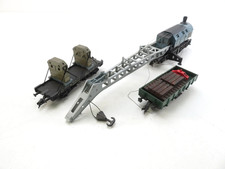 (PAP126) Fleischmann H0 DC Kranwagen-Set der DB, ohne VP