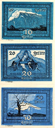 Notgeld gemeinde siezenheim - gemeinde,