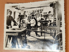 Foto um 1900 Paulo Kleemann Bandsäge fräse bohrmaschine industrie  photo FK