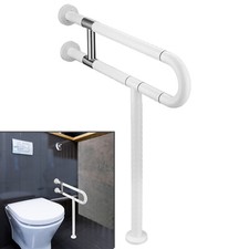 Toiletten STÜTZGRIFF WC Aufstehhilfe Griff Wandmontage Haltegriff Stütze ~cqc652