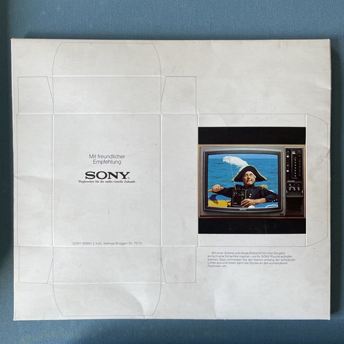 Sony puzzle trinitron werbung - sony,