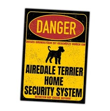 Airedale Terrier Dog Schild