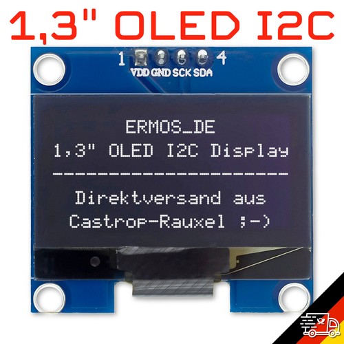 Oled display sh1106 i2c - 1.3",