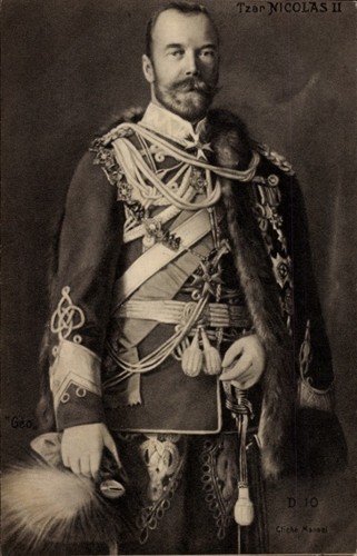 Zar nikolaus von - ak,