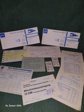 alte Fahrscheine DR Bahn -