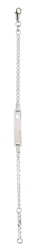 Schildarmband fein silber - schildarmband,