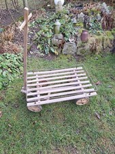 Alter DDR Handwagen Bollerwagen KLAUFIX Garten Deko 