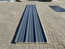 (25,75€/m²) 30mm Sandwichplatten Dachplatten Thermodach Anthrazit