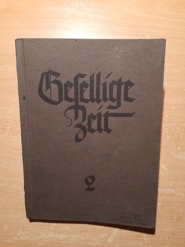 Gesellige zeit zweiter - gesellige,