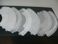 7 x Lampenschirme Transparent Papier Gläser Stehleuchten