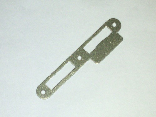 Lappenschließblech flach - lappenschließblech,