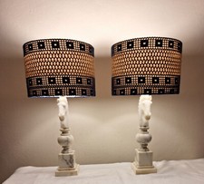 Paar vintage Tischlampen
