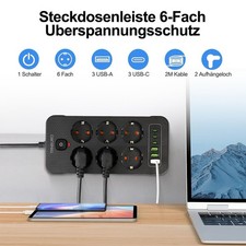 Hama Mehrfachstecker 6-Fach