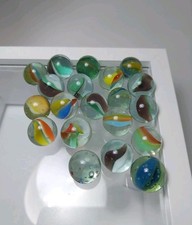 20 alte Murmeln Vintage Marble