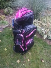 JuCad Aquastop Cartbag Wasserdicht Schwarz/Pink Neu!