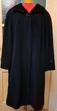 Woll Mantel mit Webpelz Jolipel Gr.44