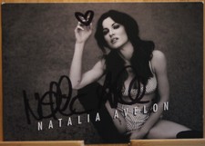 Natalia Avelon Orig Autogramm signiert Musik Schauspiel Schuh des .. sexy - AK