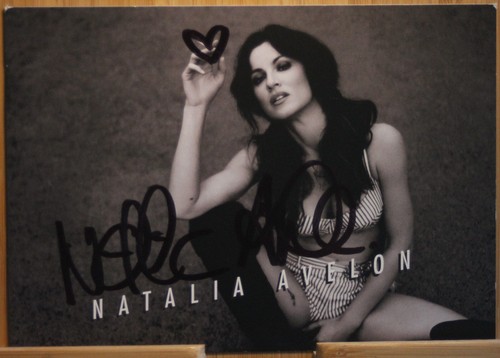 Natalia avelon orig autogramm - natalia,