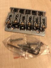 Topload Hardtail Chrom feste Brücke mit Rollensätteln für Tele, Strat Gitarre