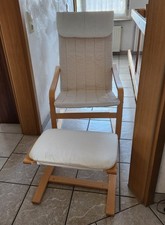 Ikea Stuhl mit Hocker