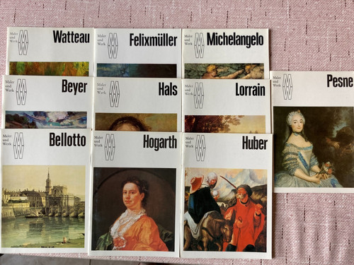 Konvolut kunsthefte maler und - konvolut,