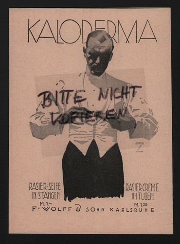 Karlsruhe werbung 1928 f - werbung,