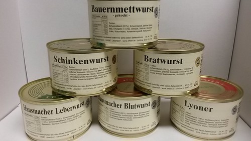 Dosen wurst 400g dlg - ,