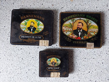 3 Blechdosen Brasil Dannemann Pierrot Speciale Zigarren