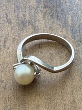 Damenring 585 Weissgold mit