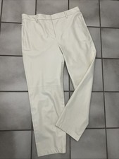 Marc Cain Hose aus Kunstleder - N5 (40-42) cremeweiß - NP 299 €