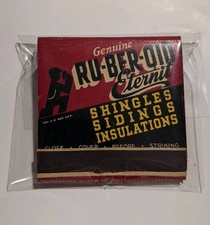 MATCHBOOK - GENUINE RU-BER-OID