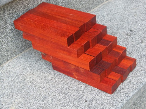Padouk pen blanks - 25, stück